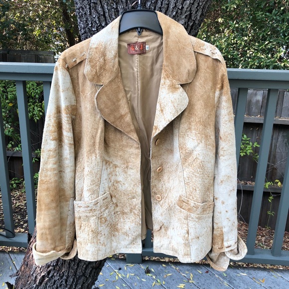 Exquisite soft Italian leather jacket